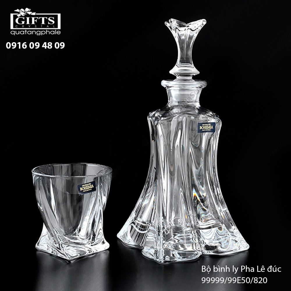 Bộ Bình Ly Whiskey Florale