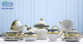 Bộ ấm trà sứ cao cấp –Yếu tố quyết định đến nghệ thuật thưởng trà