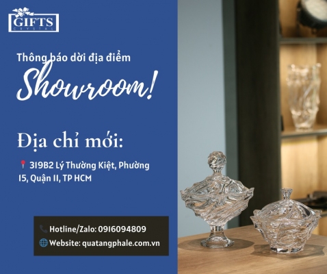 THÔNG BÁO DỜI ĐỊA ĐIỂM SHOWROOM
