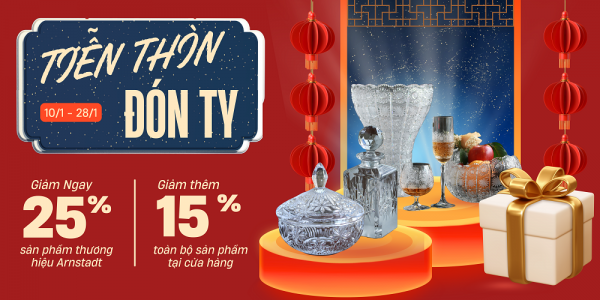 TIỄN THÌN ĐÓN TỴ - GIẢM 15% SẢN PHẨM TOÀN BỘ CỬA HÀNG