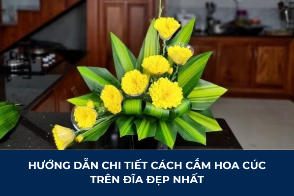 Hướng Dẫn Chi Tiết Cách Cắm Hoa Cúc Trên Đĩa Đẹp Nhất