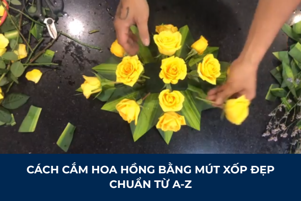 Cách Cắm Hoa Hồng Bằng Mút Xốp Đẹp