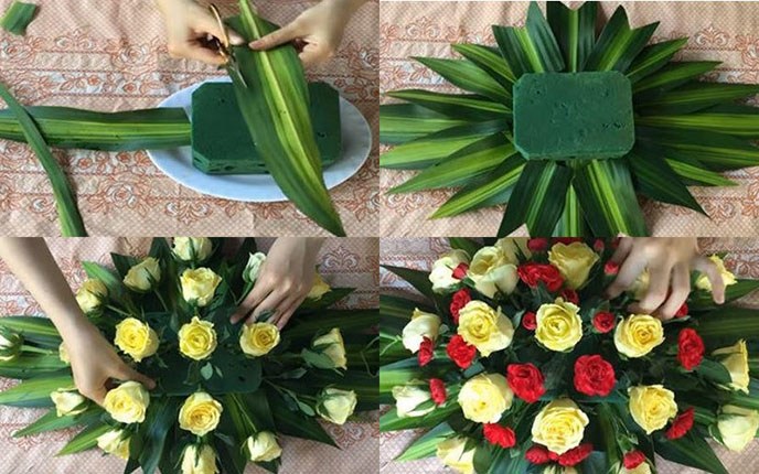 Dụng cụ & chuẩn bị cắm hoa vào ngày 20 11