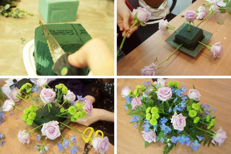 Cách Cắm Hoa Hồng Bằng Mút Xốp Đẹp